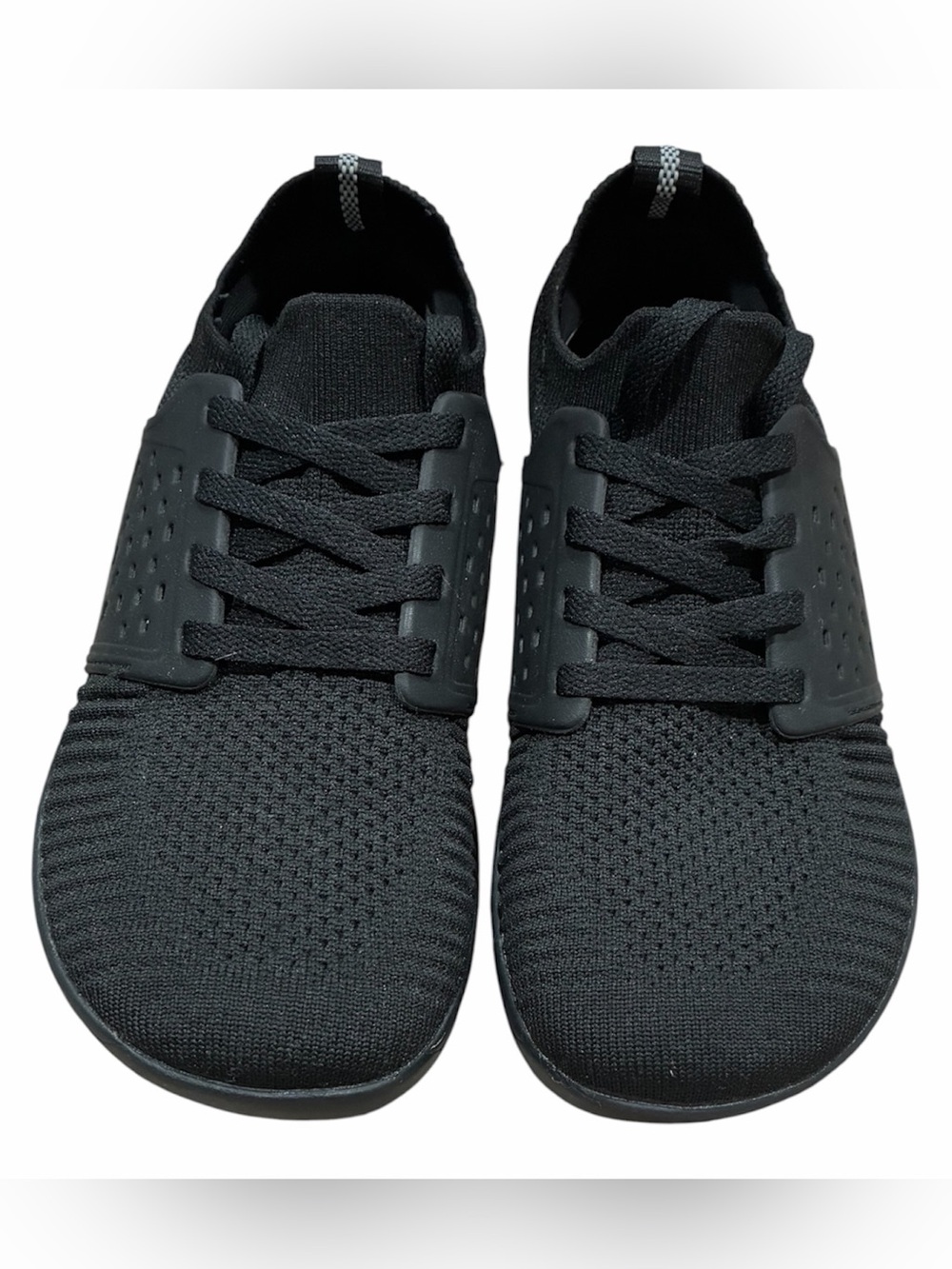 WHITIN Minimalist Barefoot Low Sneakers Black Women's Shoes Sz 8.5